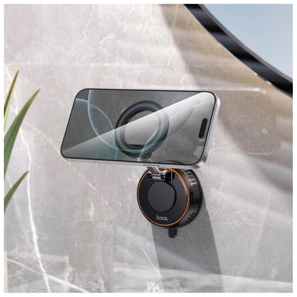 Холдер Hoco H105 Journey magnetic car holder with suction cup (multi-scene)-3