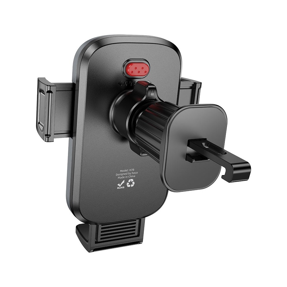 Холдер Hoco H78 Vista push-type car holder (air outlet) Black-2