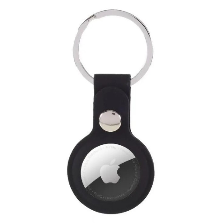 Брелок Silicone Key Ring для AirTag/ AirTag 2 Black-0