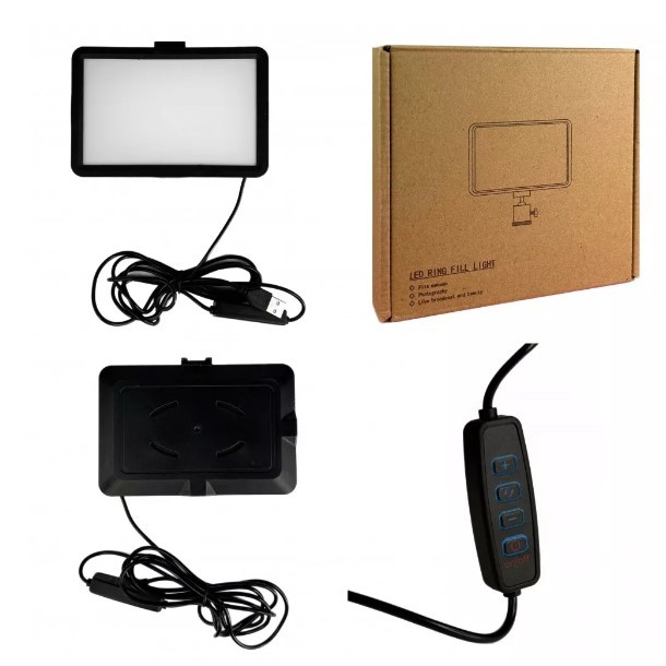 Відеосвітло LED 20 cm 8" 120 Lights USB 5W,2V (кольорові вставки)-1