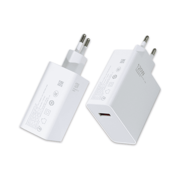 Мережевий адаптер Mi Turbo 120W USB-A Швидка зарядка (Білий)-0