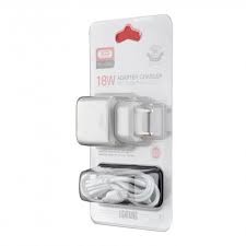 Зарядний пристрій XO L103  Lightning 18W White-0