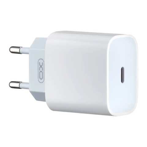 Зарядний пристрій XO L129 Type-c to Type-C 20W White-0