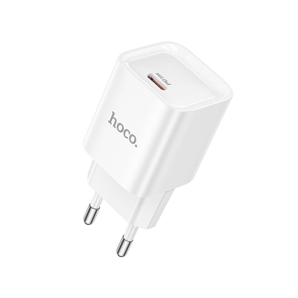 Зарядний пристрій Hoco C146A Charm single port PD20W білий-1