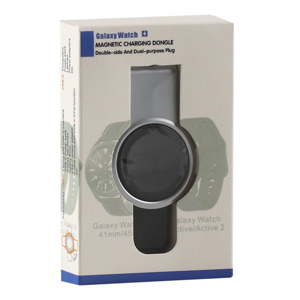 Портативний бездротовий ЗП Magnetic для Samsung Watch (Чорний)-0