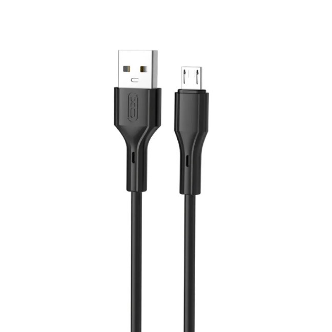 USB Кабель XO NB230 Rock Series Micro Data чорний-1
