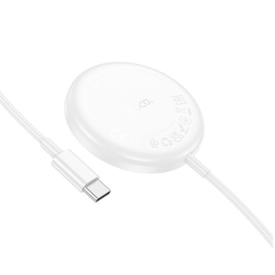Бездротовий Зарядний Пристрій Hoco CW50 Fast 3-in-1 magnetic 15W (for iWatch) (Бiлий)-1