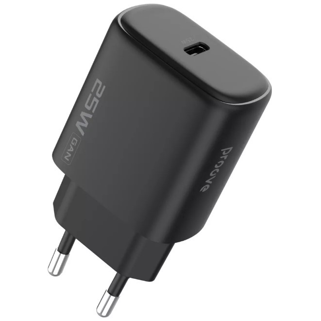 Зарядний блок Proove Silicone Power 2 25W (Type-C) (black)-1
