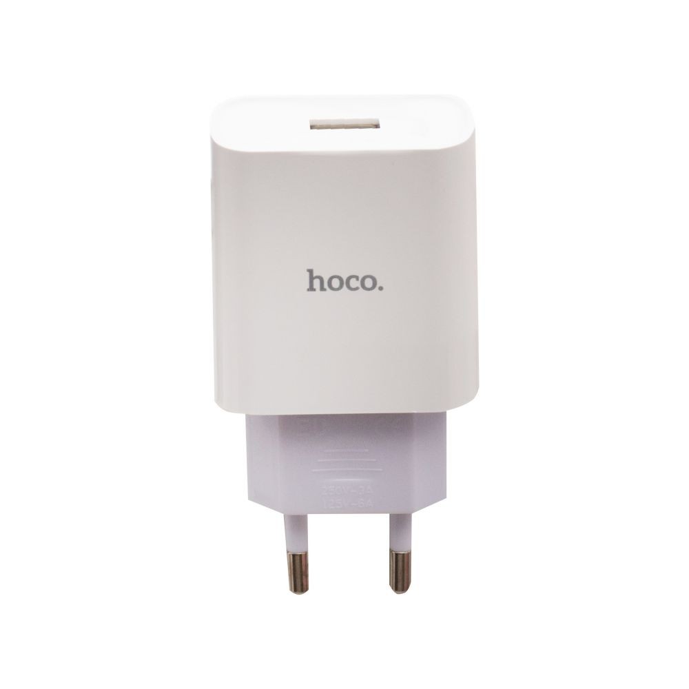 Зарядний пристрій Hoco C81A Asombroso single Type-C 1USB 2.1A EU білий-1