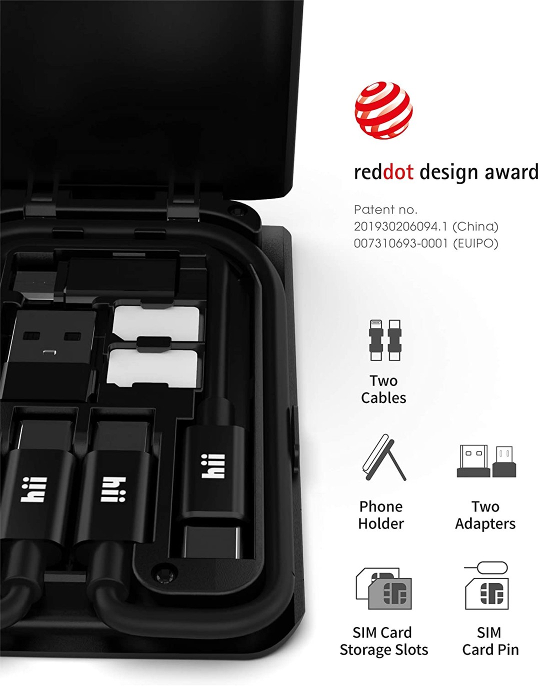 Budi Multi-Functional Box M8J515C-BLK (Black)-1