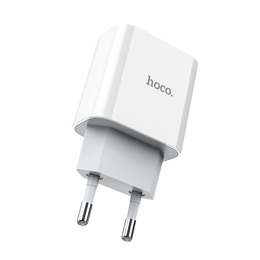Адаптер Hoco C76A Speed source 1USB PD3.0 EU білий-3