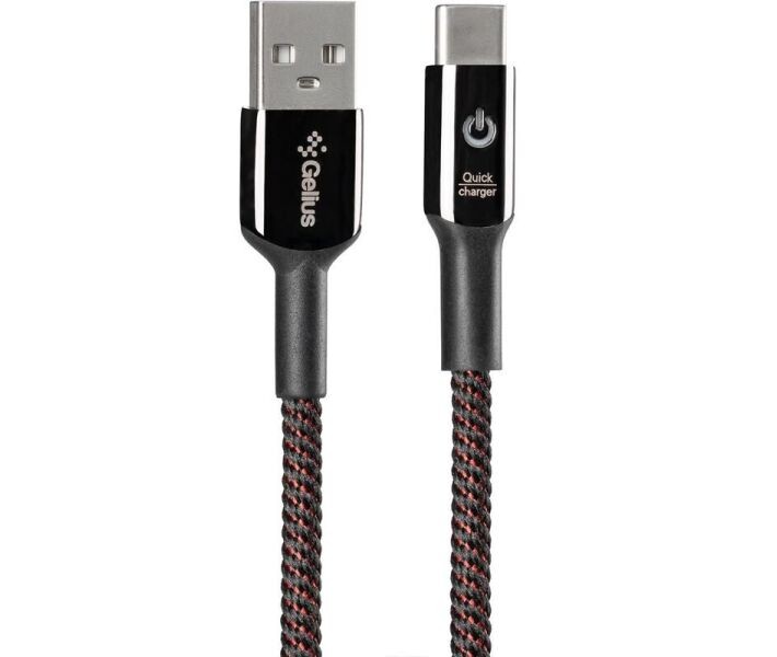 USB Cable Gelius Pro Smart GP-U08c Type-C Black (2A)-2