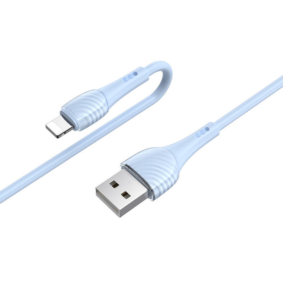 Кабель Lightning Hoco X49 Beloved 1m білий-0