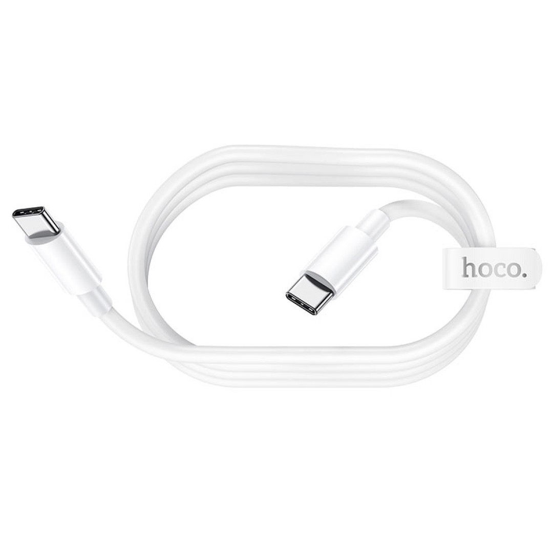 Кабель TYPE-C to TYPE-C Hoco X51 High-power 100W 1m білий-2