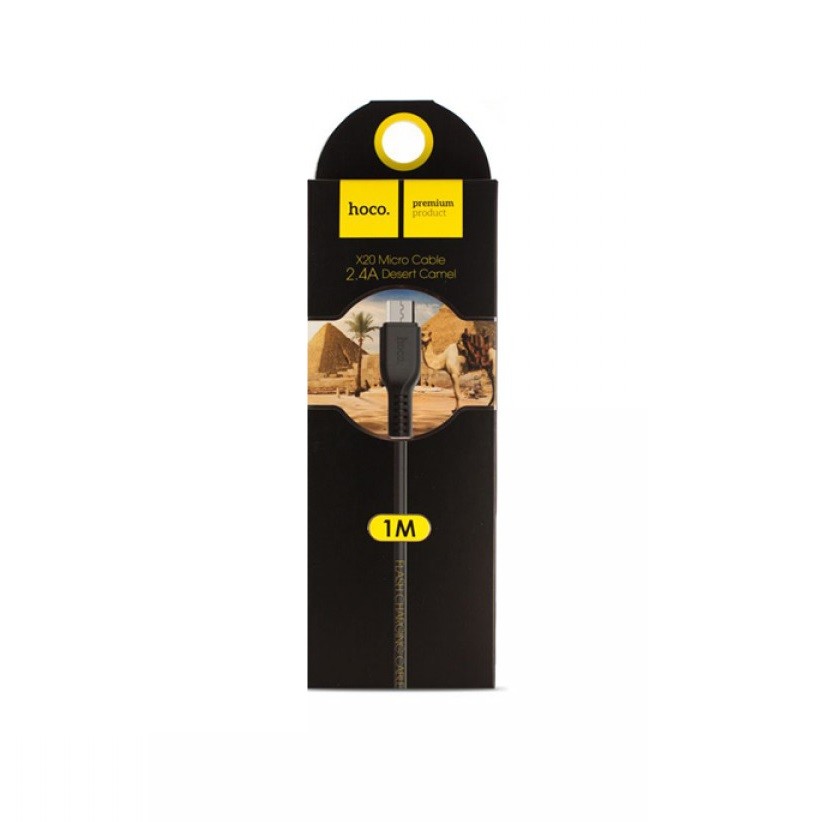 USB cable HOCO X20 Micro (1m) чорний-0