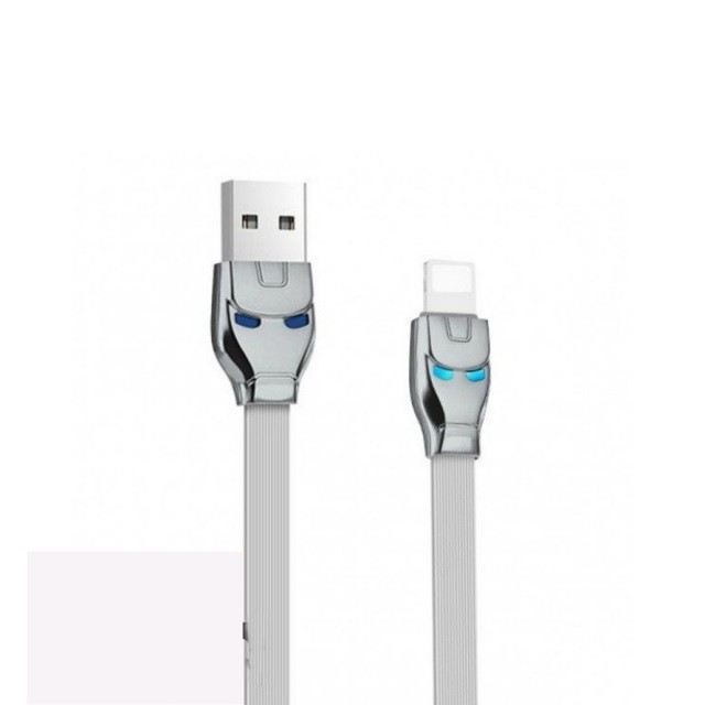 Кабель Hoco U14 Steel man Micro charging cable Gray-0