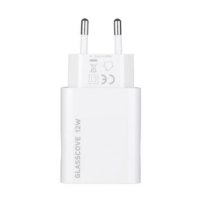 Адаптер мережевий Glasscove (12W) 2 Port USB  (White)-3