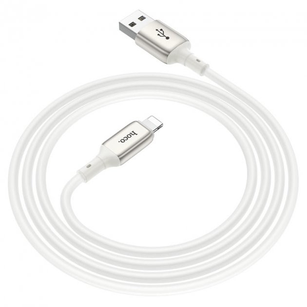 Кабель Lightning Hoco X66 Howdy (Сірий)-1