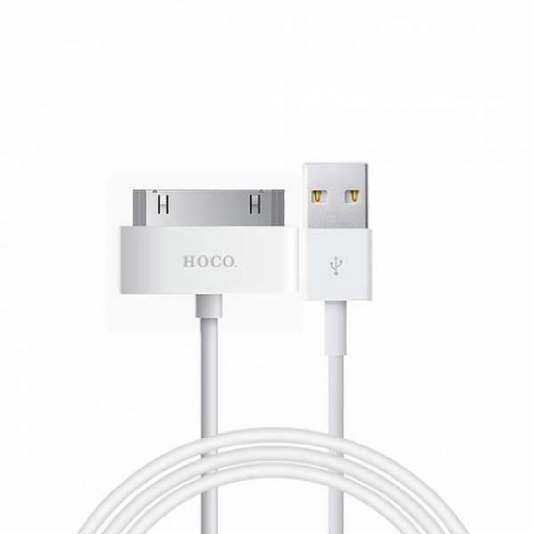 Кабель для Iphone 4 / Ipad 2/3/4  Hoco X1 1m білий-1