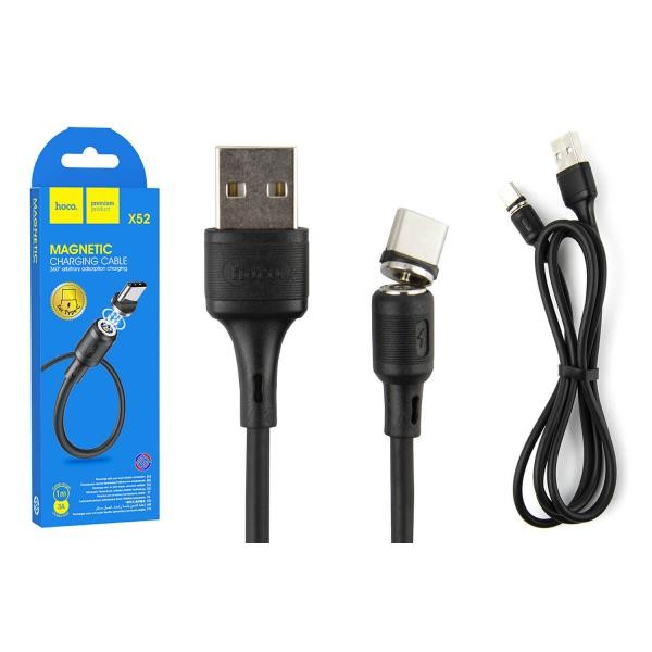 Magnet cable HOCO X52 TYPE-C (1m) (Чорний)-0