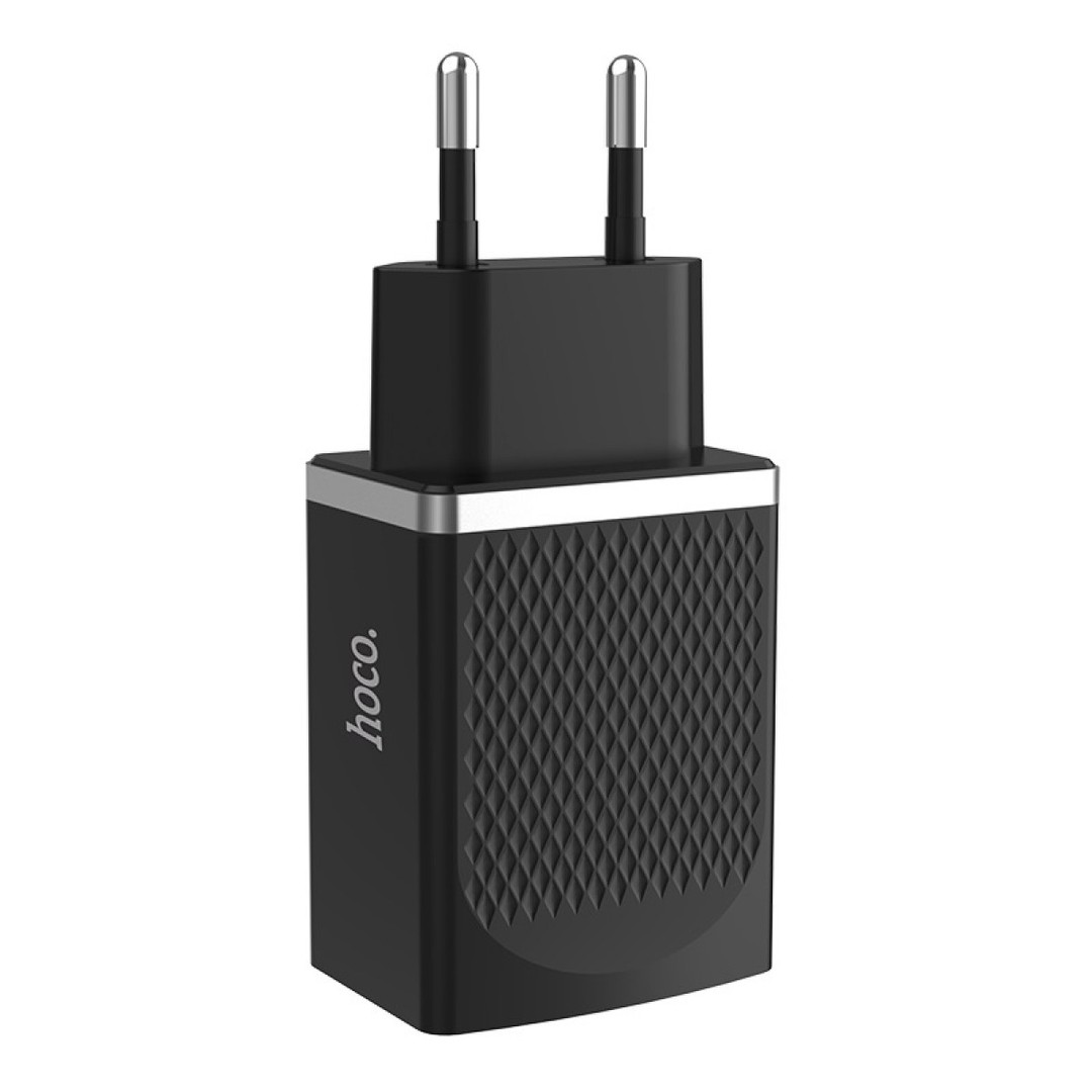 Адаптер Hoco C42A Vast QC3.0 1USB чорний-0