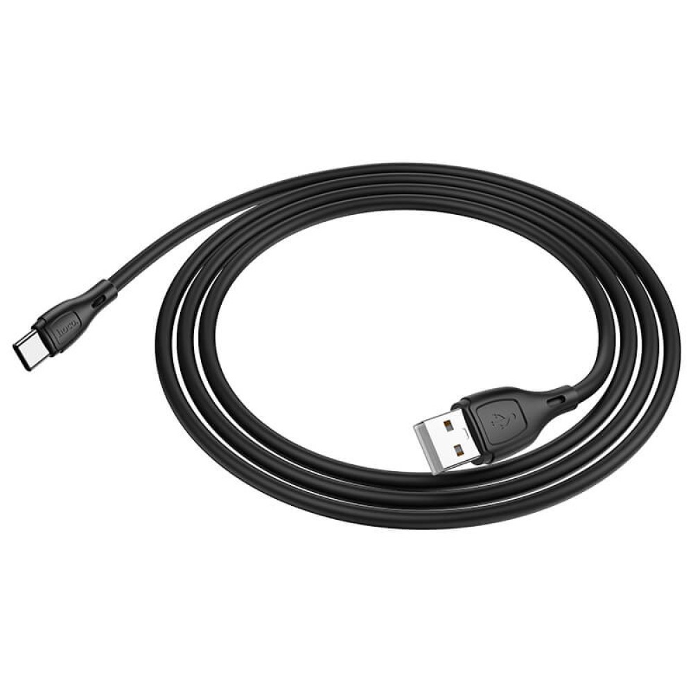 Зарядний шнур TYPE-C Hoco X61 Ultimate silicone (Чорний)-1