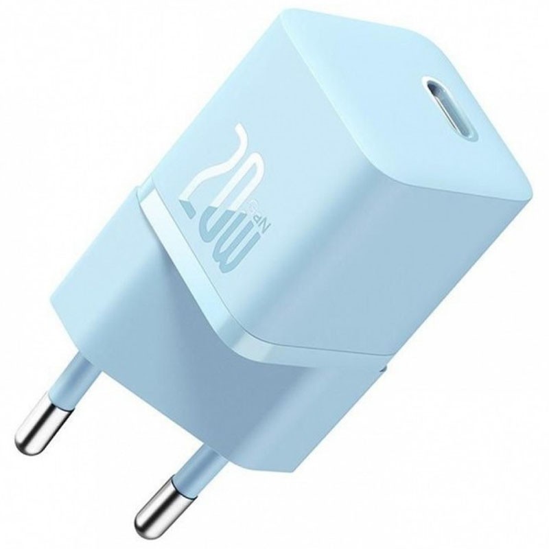 Мережевий зарядний пристрій Baseus GaN5 Fast Charger (mini) 20WBlue-2