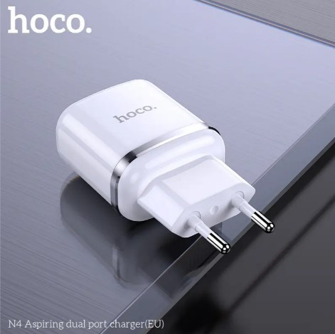 Hoco N4 Aspiring 2USB 2.4A EU білий-2