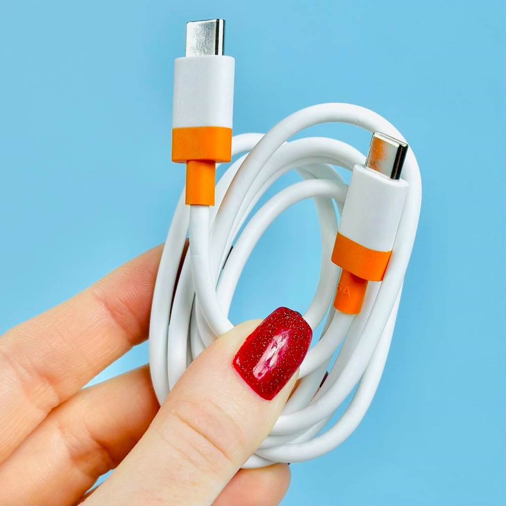 Мережевий ЗП Xiaomi GaN 120W 2 in1 USB-C & data cadel Type-C to Type-C (Білий)-4