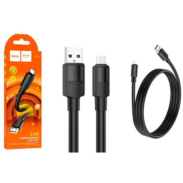 USB cable HOCO X84 Micro (1m) чорний-0