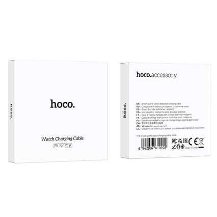 Кабель Hoco Y19 для зарядки Smart Watch (Чорний)-0