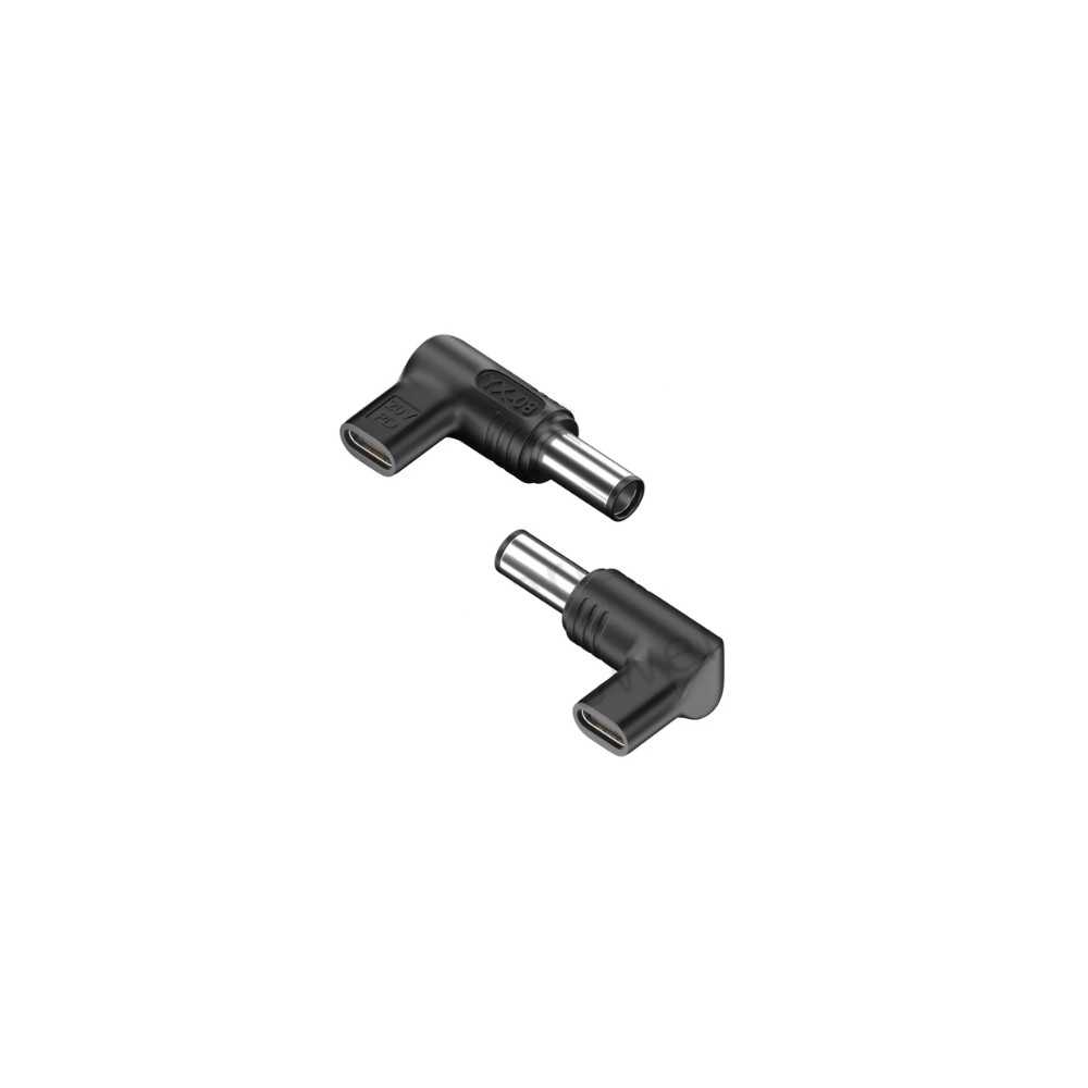 Перехідник Type-C to DC Adapter YX-08 PD19 5V 7.4 x 5.0 мм (Dell) Black-0
