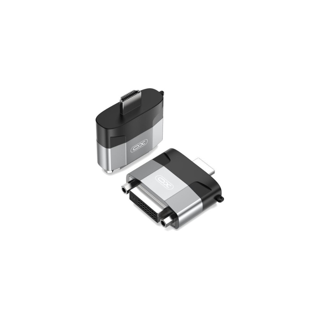 Адаптер XO GB013 HDMI to DVI female converter Metal-0