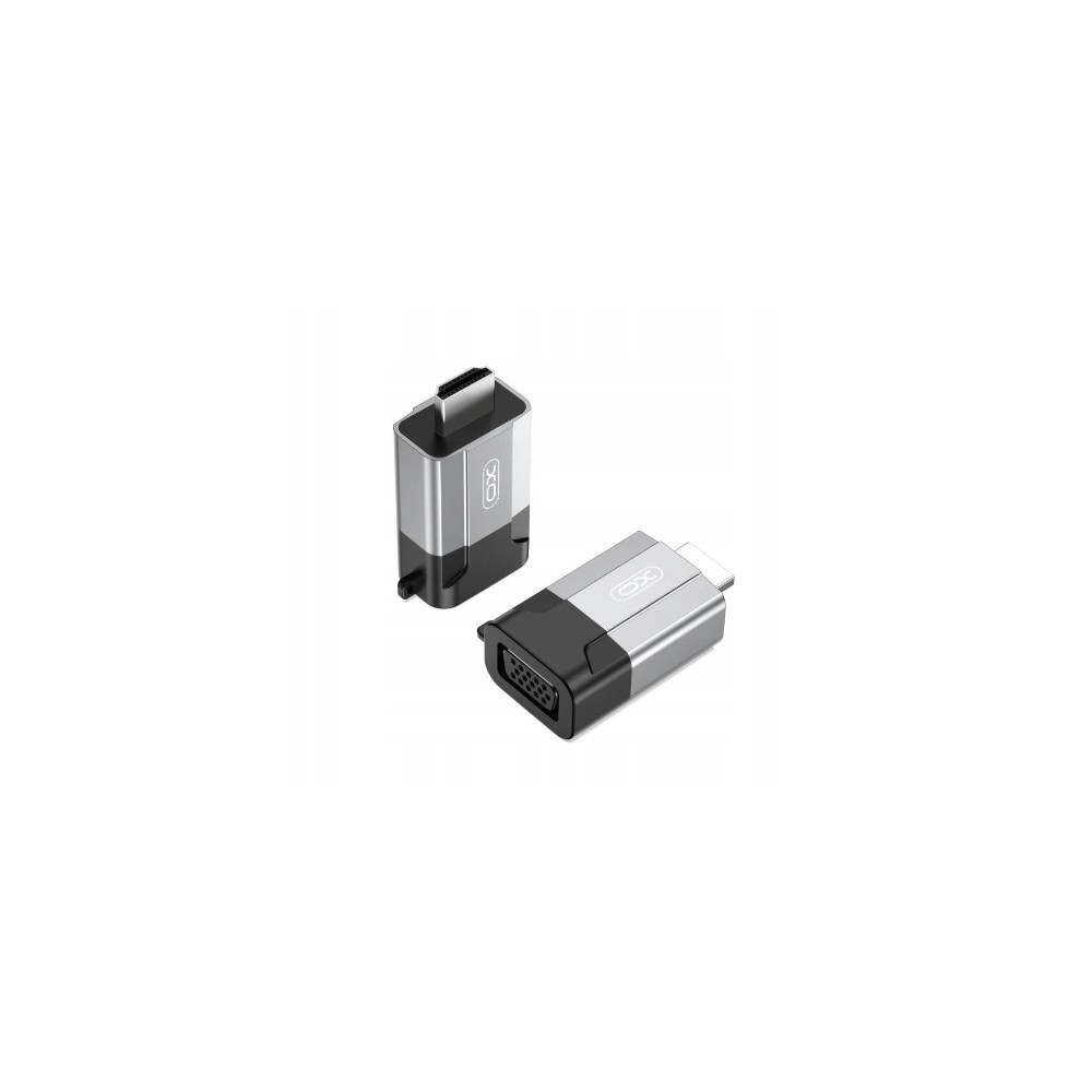Адаптер XO GB014 HDMI to VGA female converter Metal-1