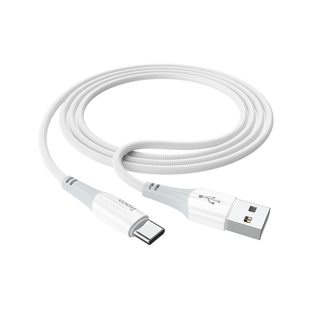 Кабель Hoco X70 Ferry charging data cable дляType-C білий-1