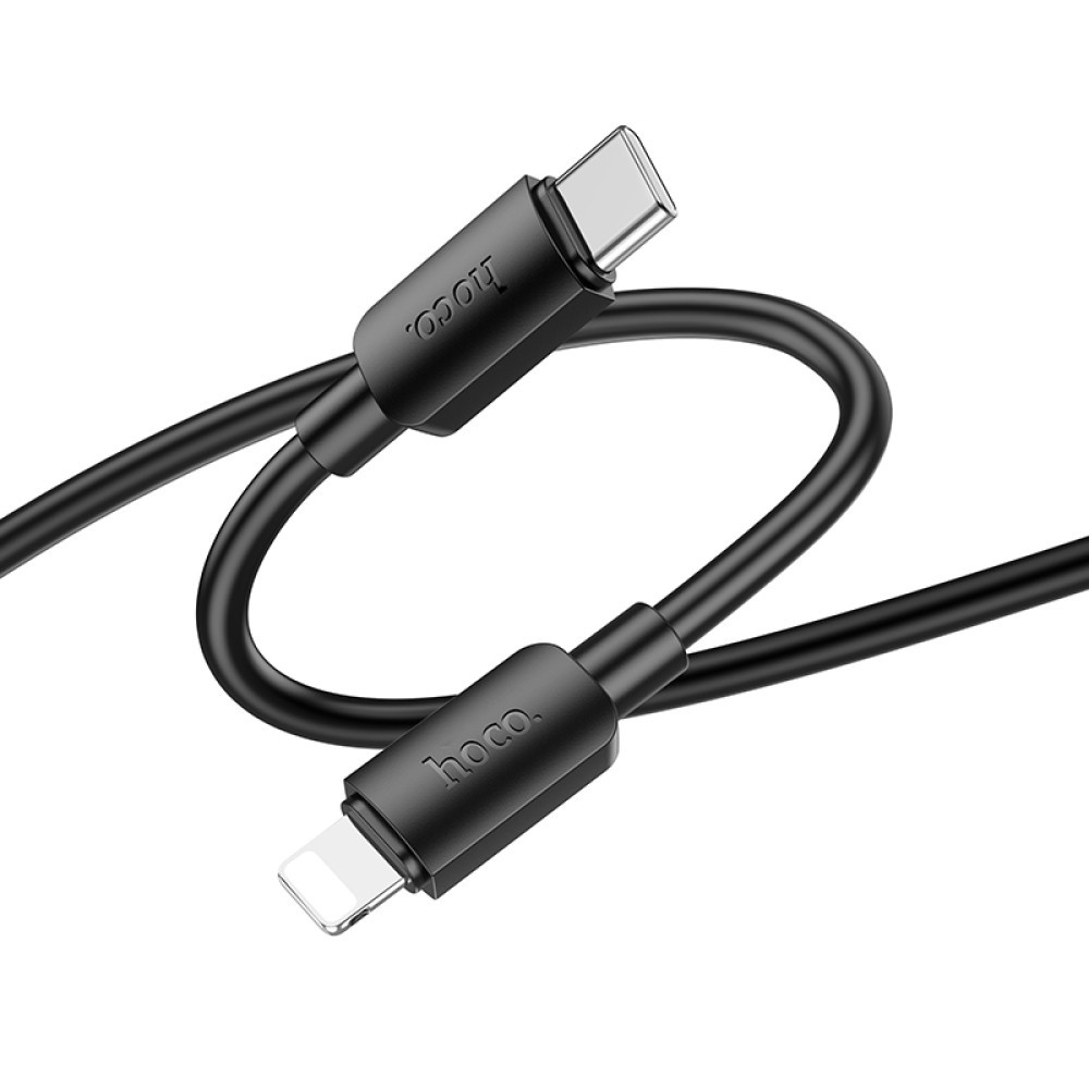 Кабель Hoco X96 Hyper PD Type-C to Lightning 1m (Чорний)-1