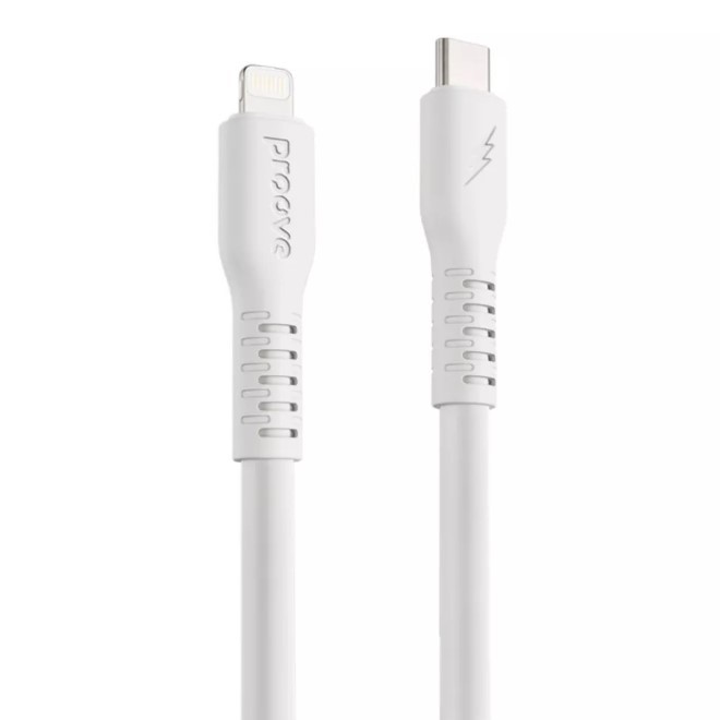 Кабель Proove Eternal Type-C to Lightning 27W (1m) (White)-0