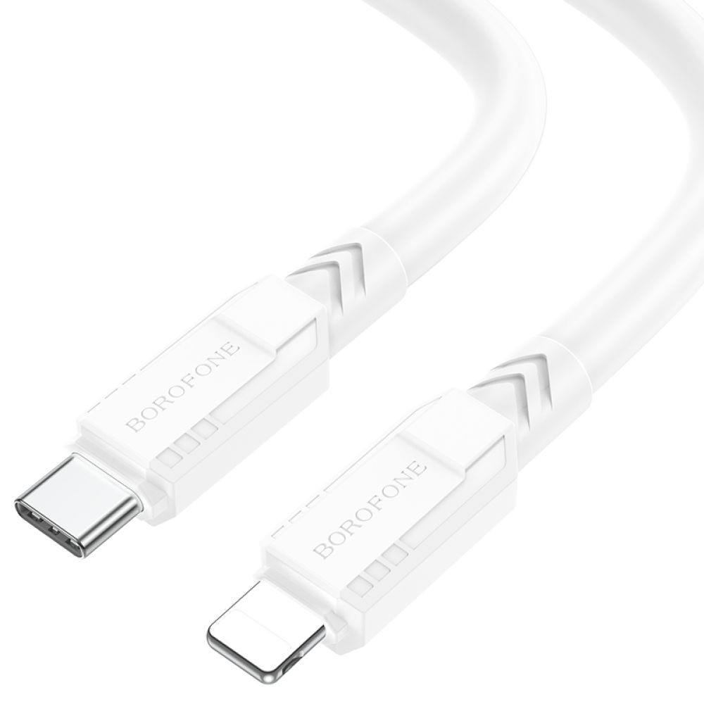 Кабель USB Borofone BX81 PD Type-C to Lightning (Білий)-1