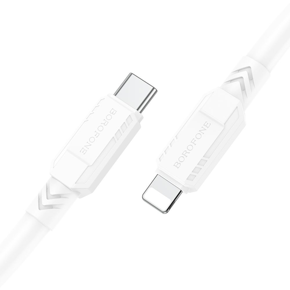 Кабель USB Borofone BX81 PD Type-C to Lightning (Білий)-2
