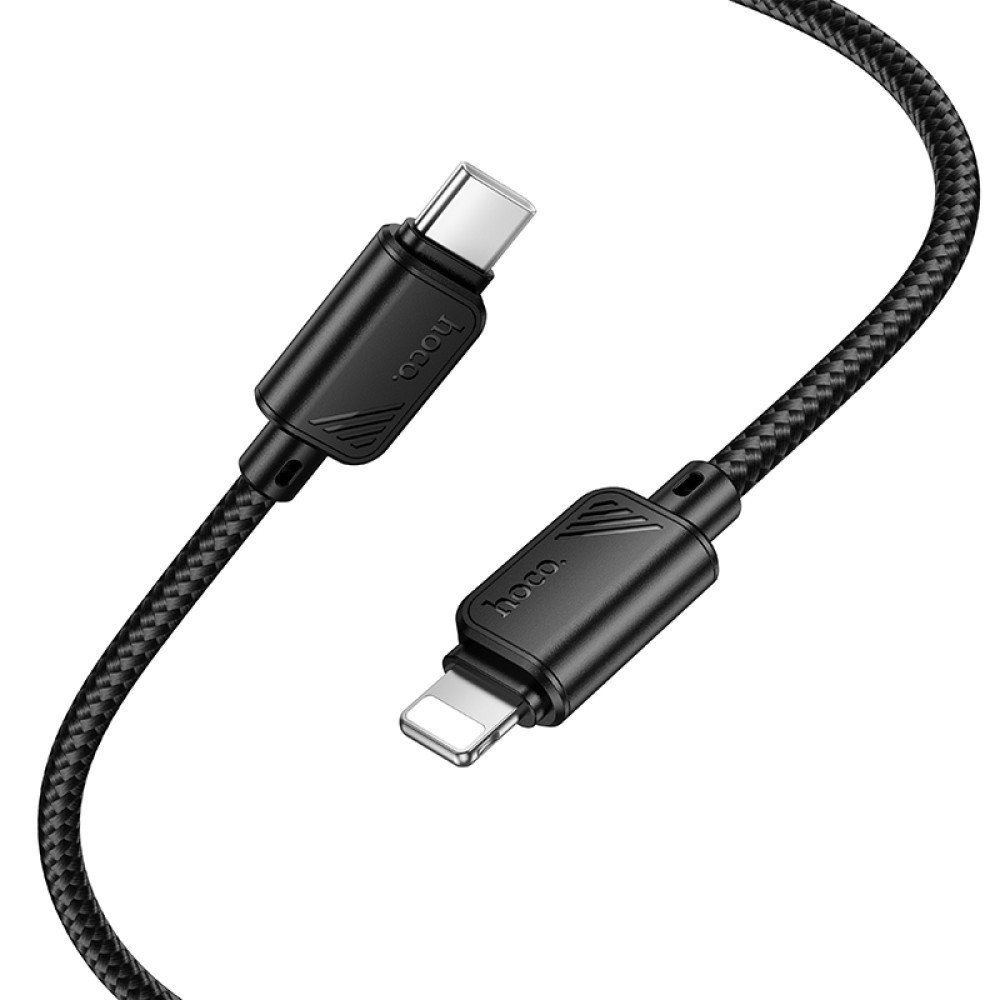 Кабель X113 Beneficio Type-C to Lightning Чорний-1