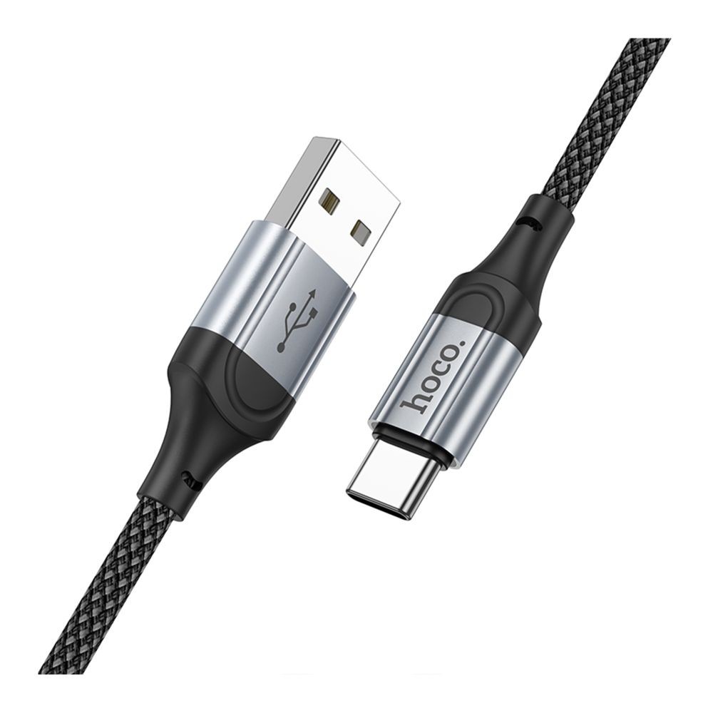 Кабель USB Hoco X102 Type-C 3A (Чорний)-1