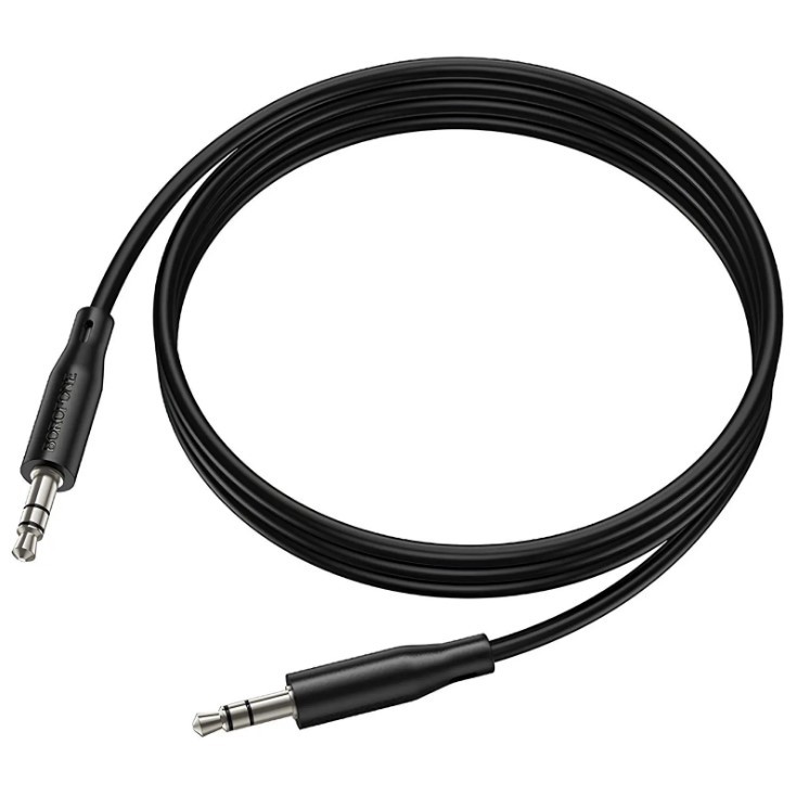 Аудіо кабель Aux Borofone BL26 Standard (1m) чорний-2