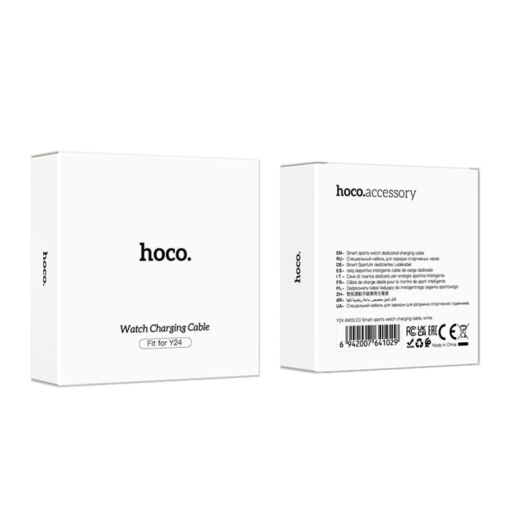 Кабель Зарядки для Годинників Hoco Y24 4pin (Білий)-0