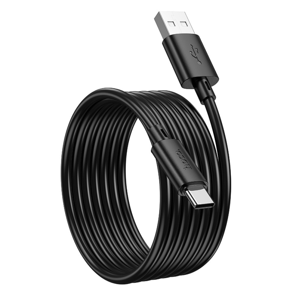 Зарядний шнур Hoco X88 Gratified charging data cable для Type-C 3A 2m  Black-2