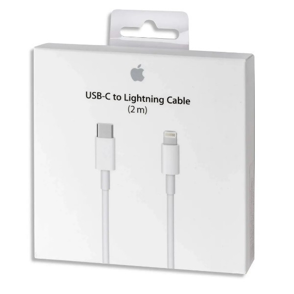 Кабель USB-C to Lightning Cable 2m (MKQ42FE/A) (Білий)-0