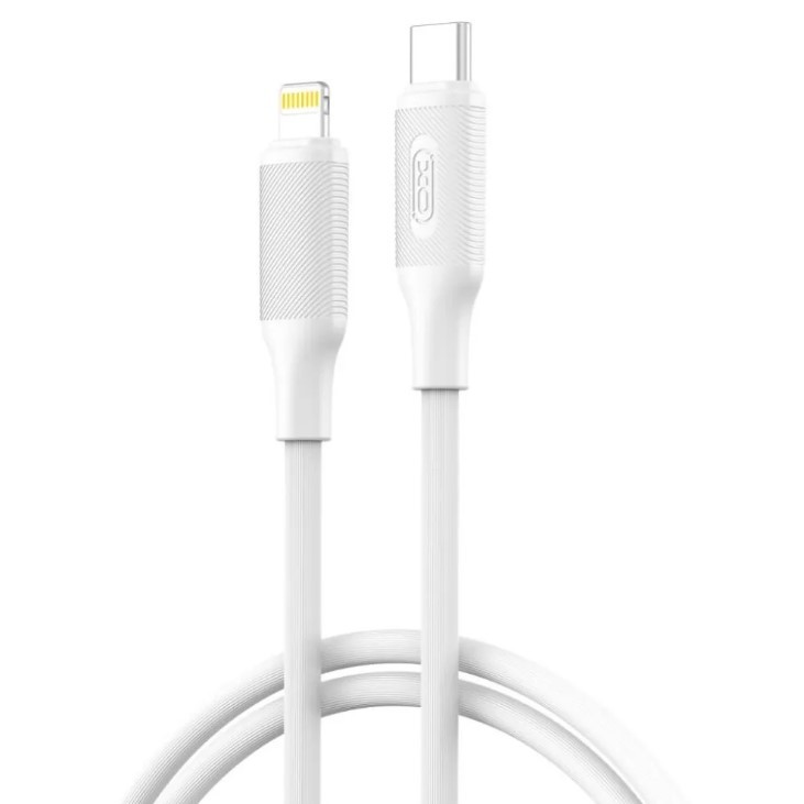 Кабель XO NB-Q265A Minimalist  27W Type-C to Lightning 1м Білий-1