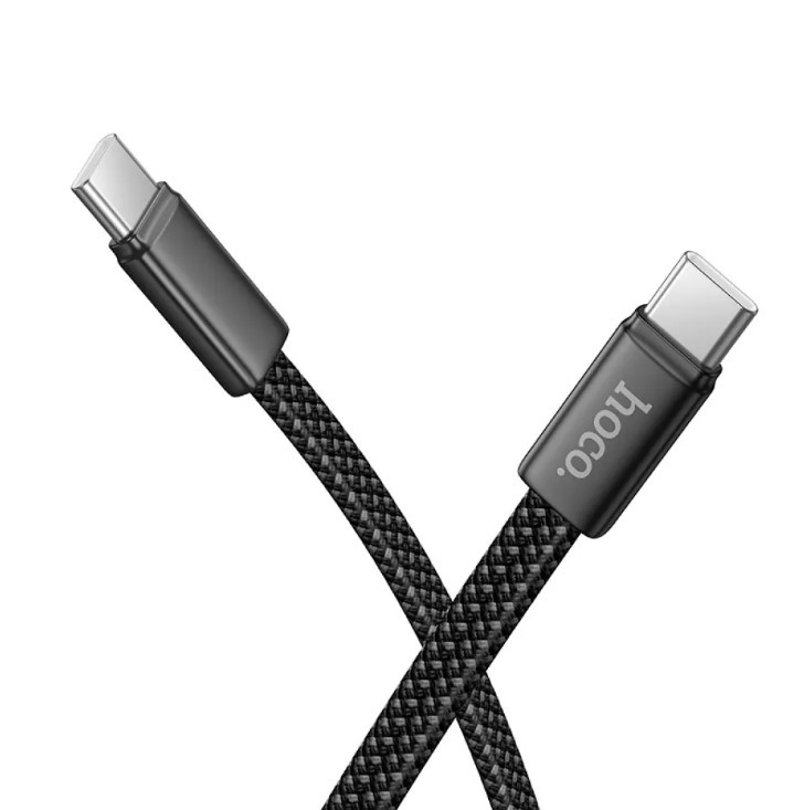 Кабель HOCO X125 Exceso charging data cable Type-C to Type-C 60W 1m Black-1