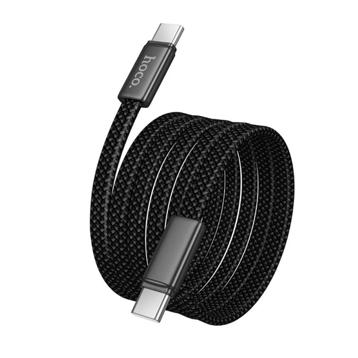 Кабель HOCO X125 Exceso charging data cable Type-C to Type-C 60W 1m Black-2