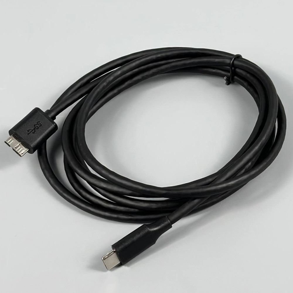 Кабель USB-C на Micro-USB 3.0 2,0м (Чорний)-1