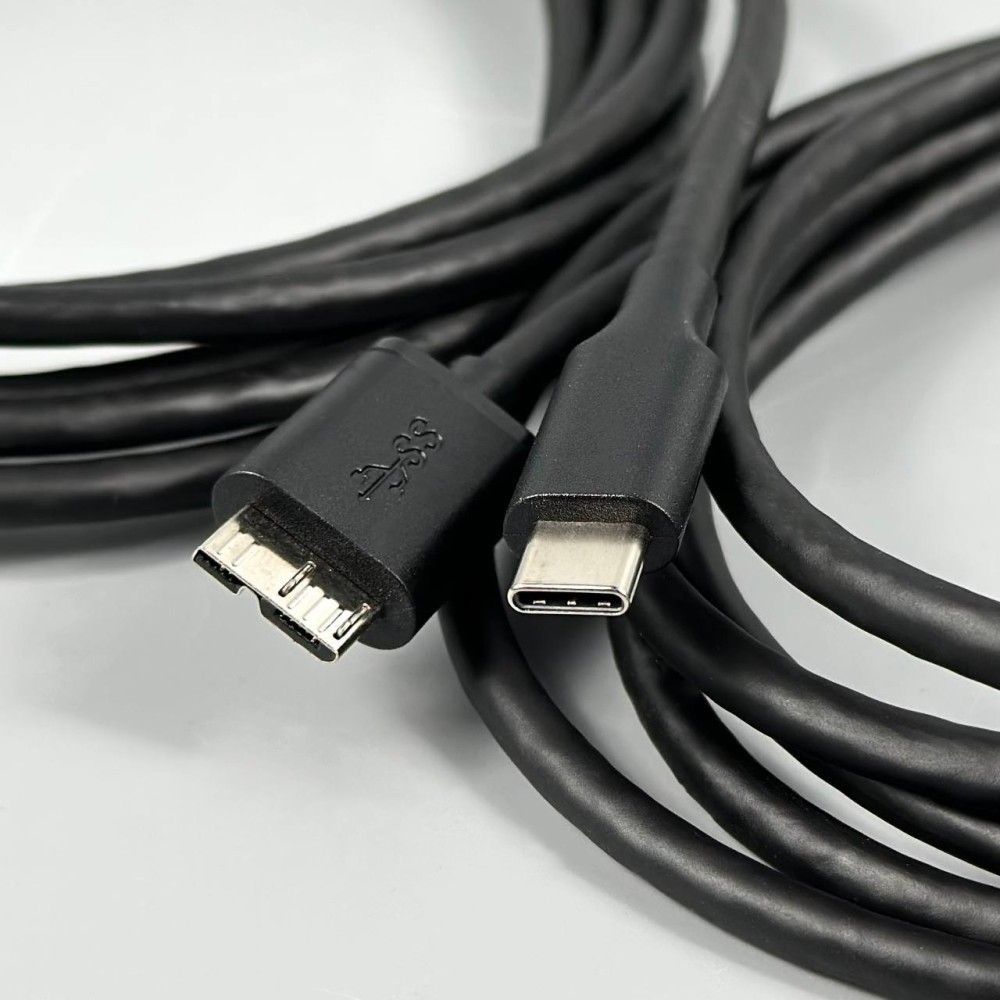 Кабель USB-C на Micro-USB 3.0 2,0м (Чорний)-2